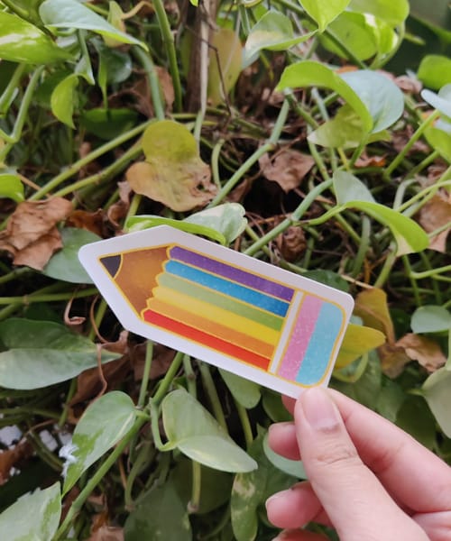 Pride Pencil Sticker